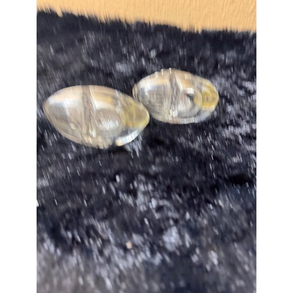 Vintage  Godinger Crystal Sterling Silvet Salt Cellar Articulated Wings Set Of 2 - Picture 2 of 12